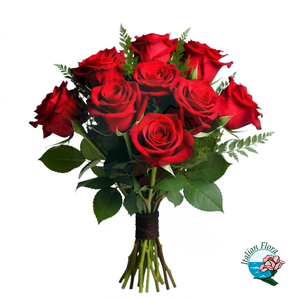 🌹 دسته گل رز سرخ